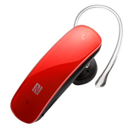 かざすだけでデバイスと接続できる NFC 対応 Bluetooth 4.0 片耳ヘッドセット