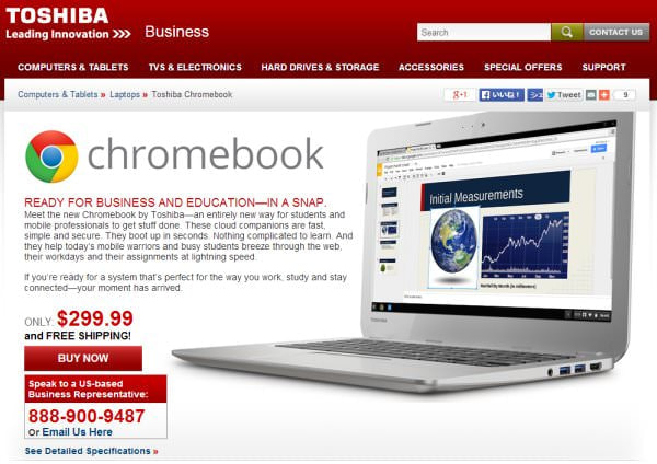 東芝の Chromebook 米国で売っているのに国内販売はなし