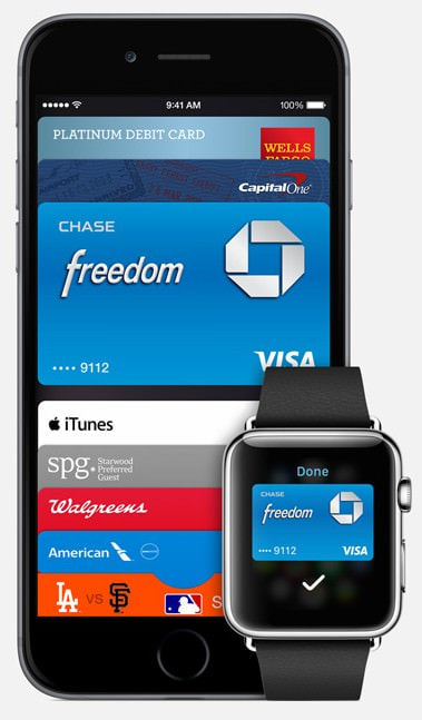 Apple 独自モバイル決済機能 Apple Pay  （出典：Apple）