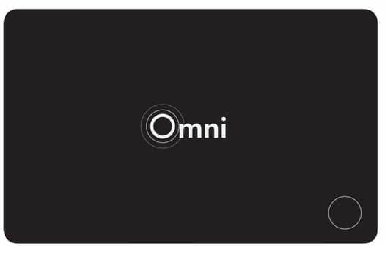 カード型トラッカー「OMNI Bluetooth Card」