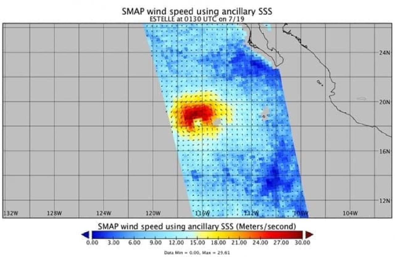 SMAPによる熱帯低気圧の観測