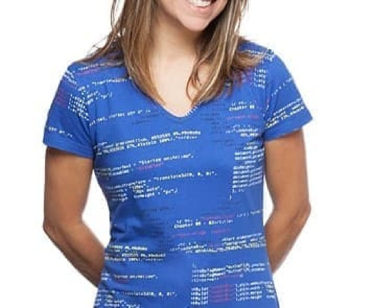 JavaScriptコードが書かれたドレス「JavaScript Code Fit & Flare Dress」
