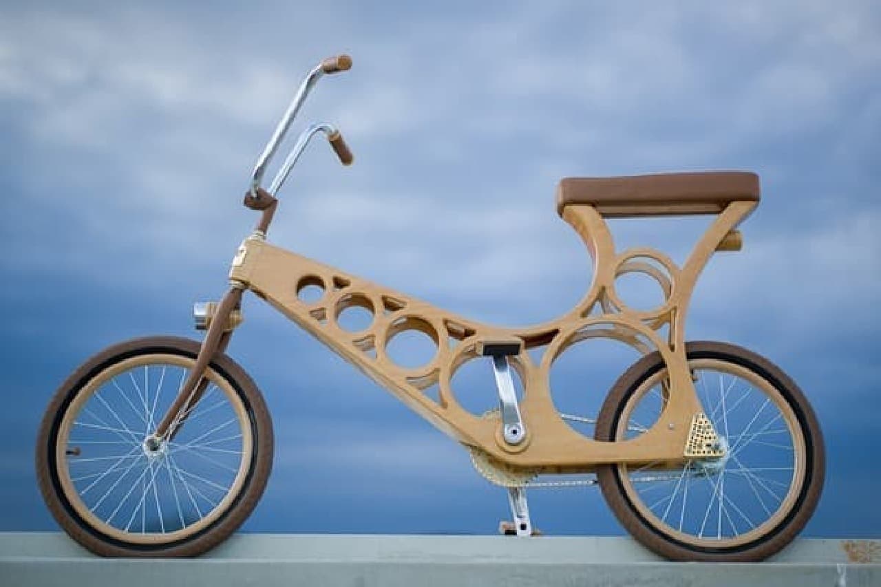 自転車用木製キャンパーと木製自転車を手作りできるWooden Widgetの「Hoopy」と「Foldavan」