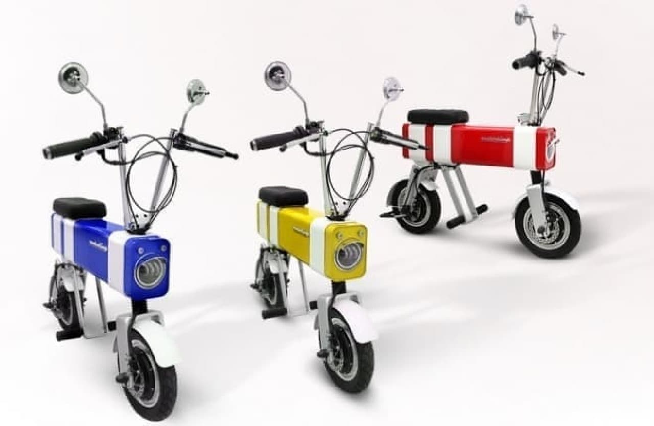 都市を走るための小型電動バイク「Motochimp」…