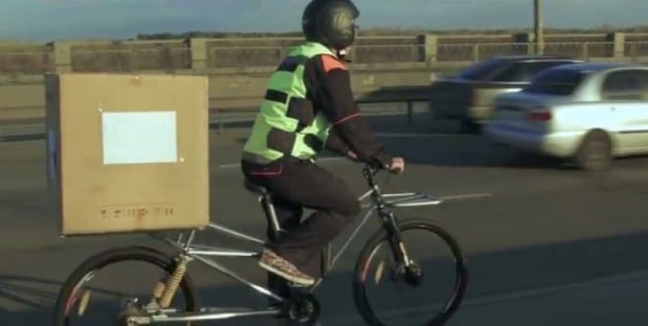 20キロのお米、4袋を運べる電動アシスト自転車「VoltyCo」