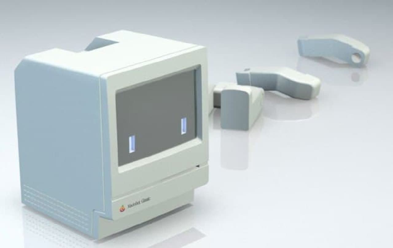 初代Macintoshのフィギュア「Macinbot Classic」