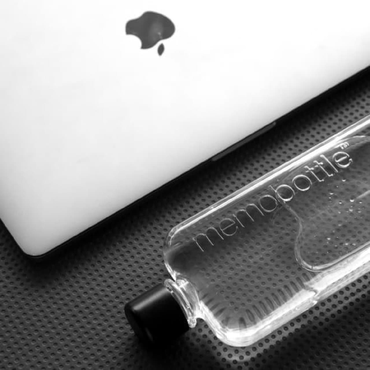 ノートPCサイズの水筒memobottleに、スマートフォン時代のサイズ感を持つ「memobottle H2.0」