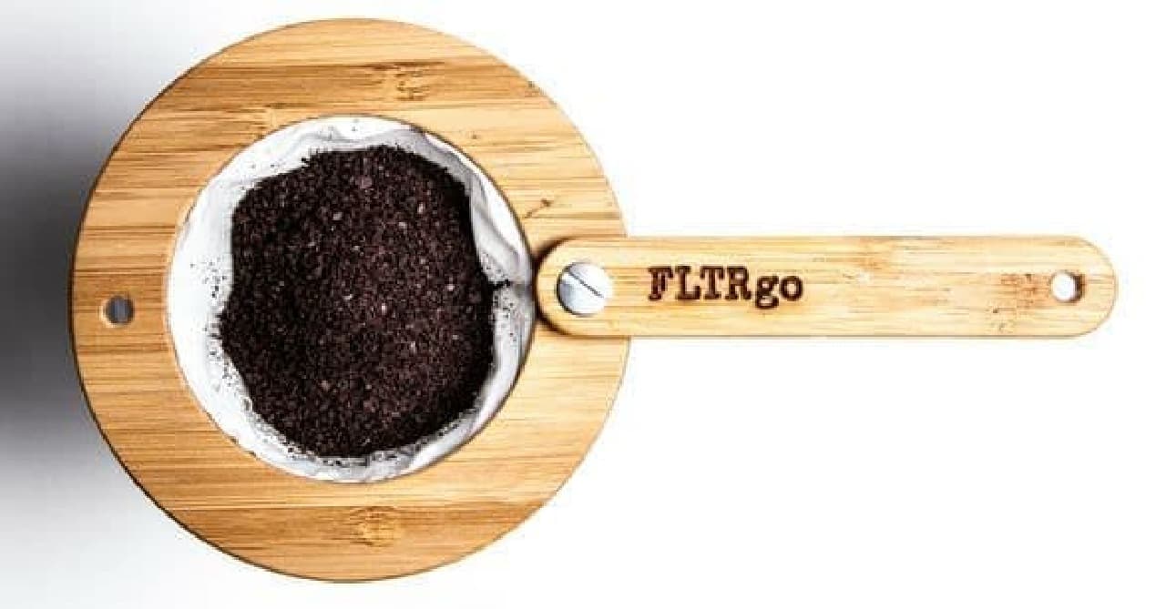 キャンプ用のコーヒーフィルター「FLTRgo」