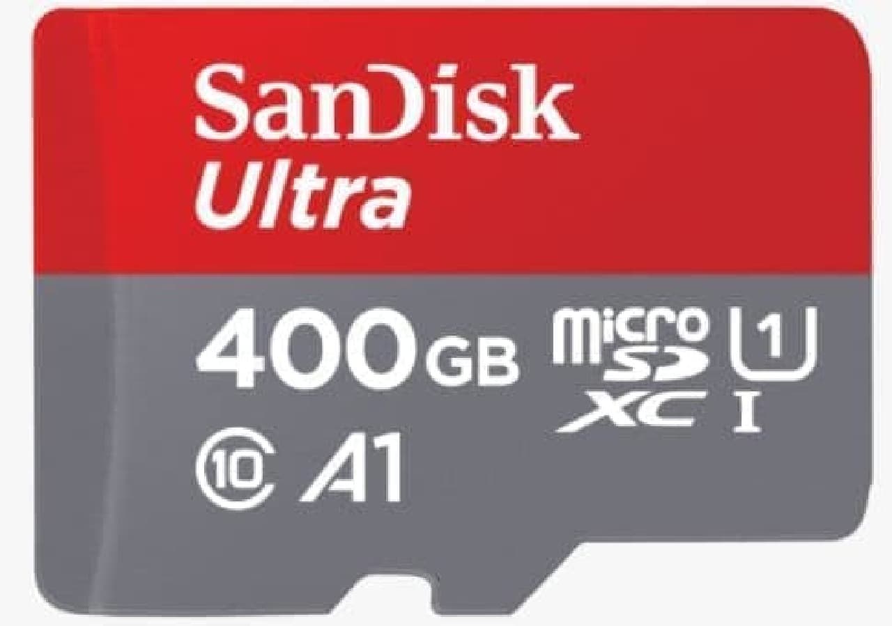 400GBのMicroSDカードがSANDISKから