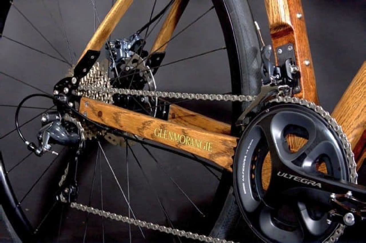 ウィスキー樽で作った木製自転車「Glenmorangie Original」