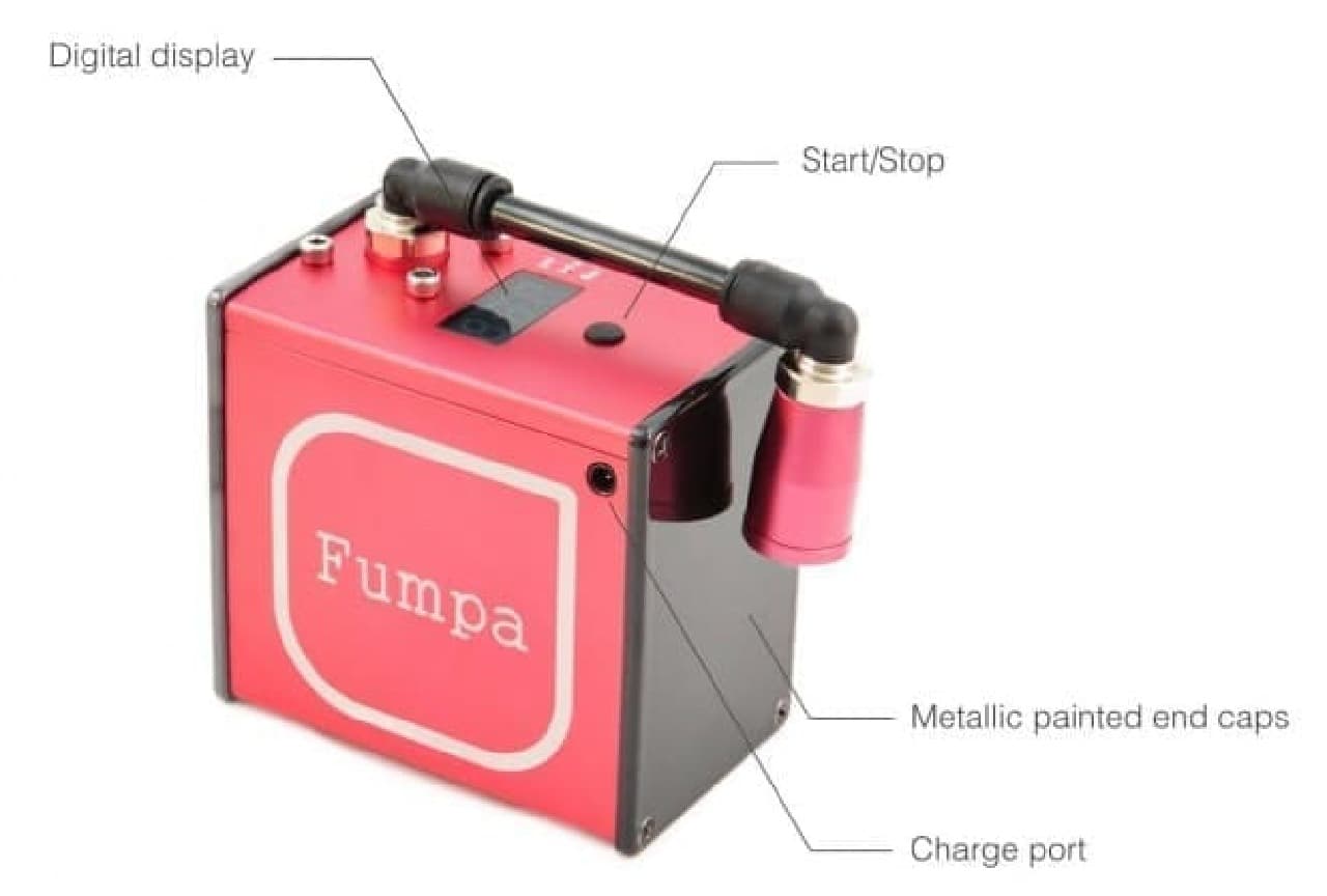 ポケットに入る自転車用の電動空気入れ「miniFumpa」
