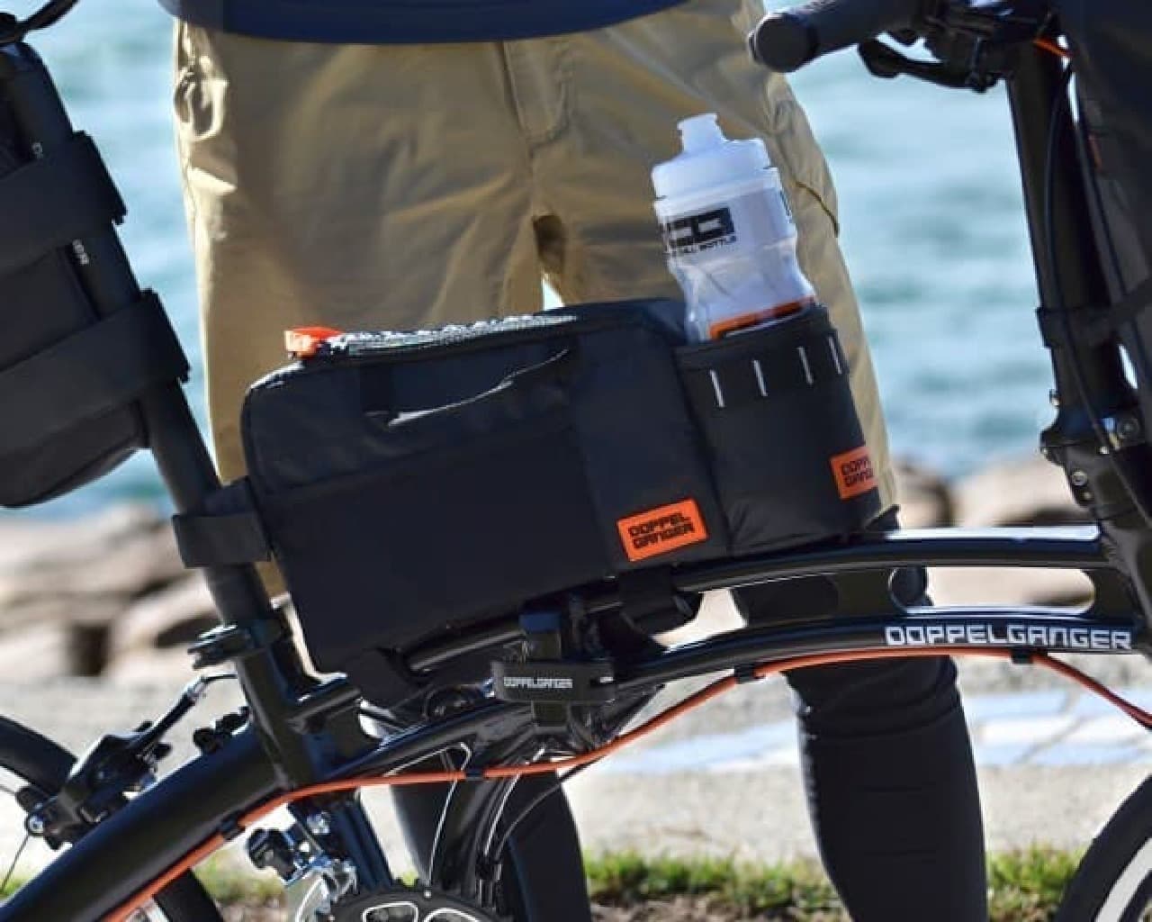 自転車フレーム取り付け型バッグ「トップチューブバッグ」