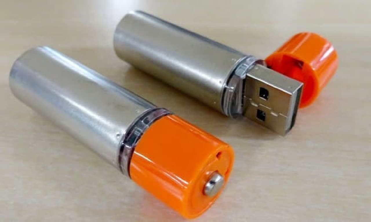 USBポートに直挿しできる単3型充電池「USB Rechargeable Battery」