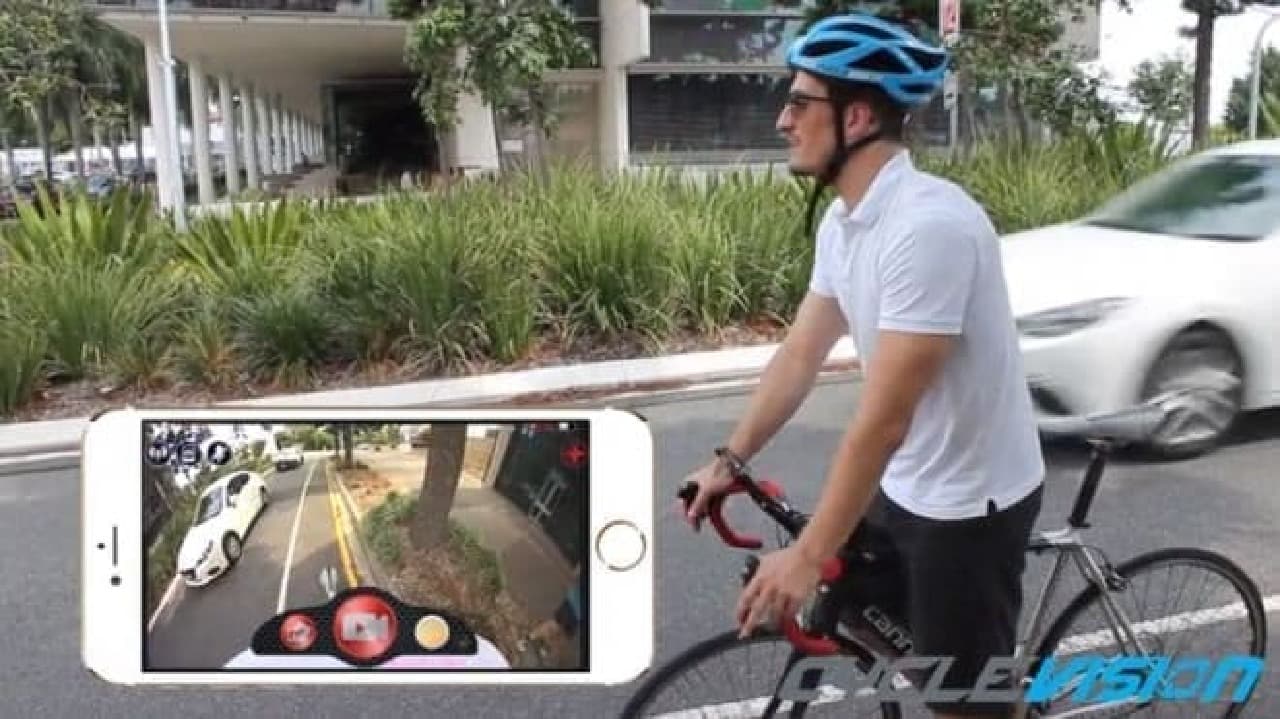 自転車用ドライブレコーダーとして使えるカメラ搭載ヘルメット「Cyclevision EDGE」
