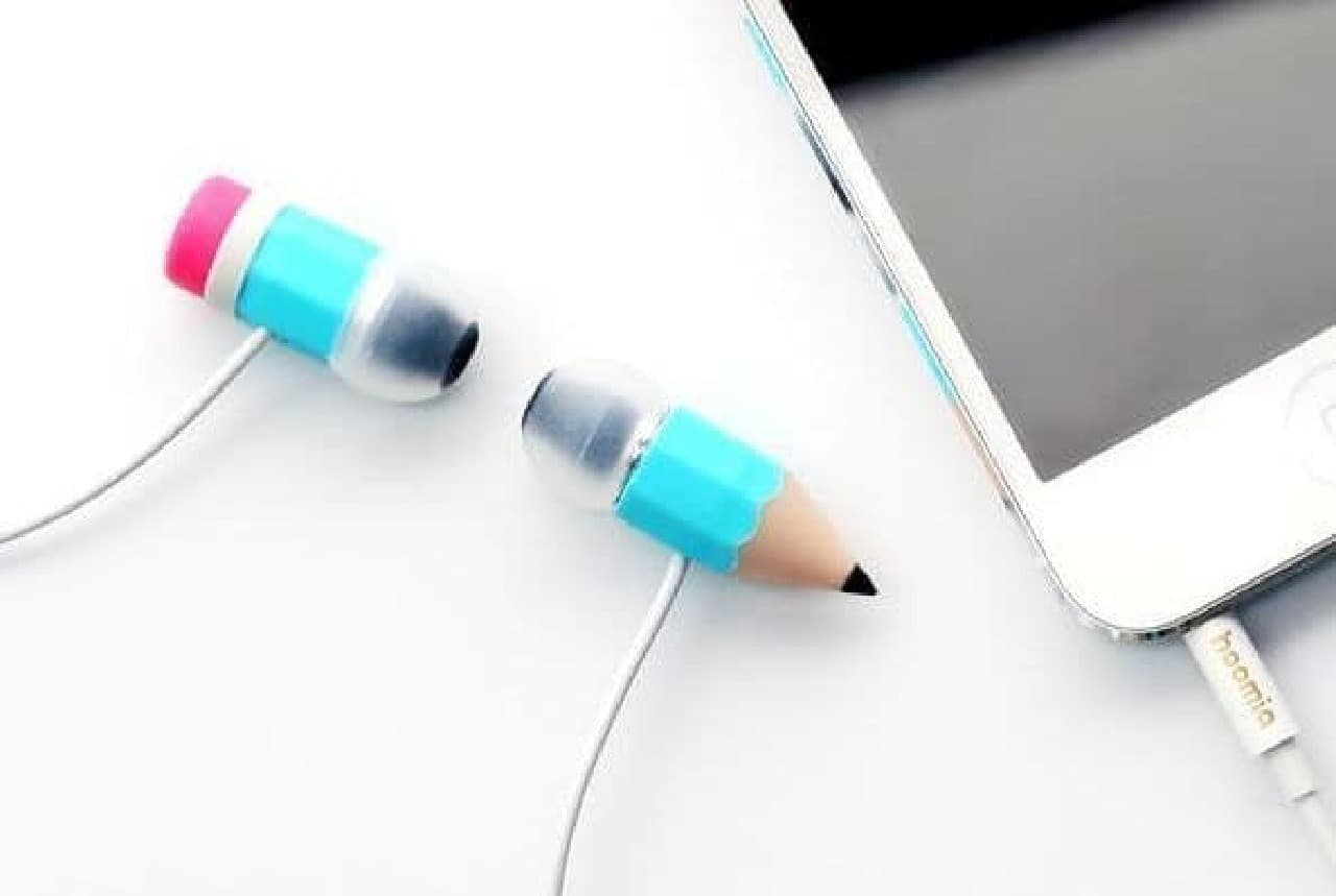 えんぴつデザインのイヤホン「Magic Pencil Earphones」