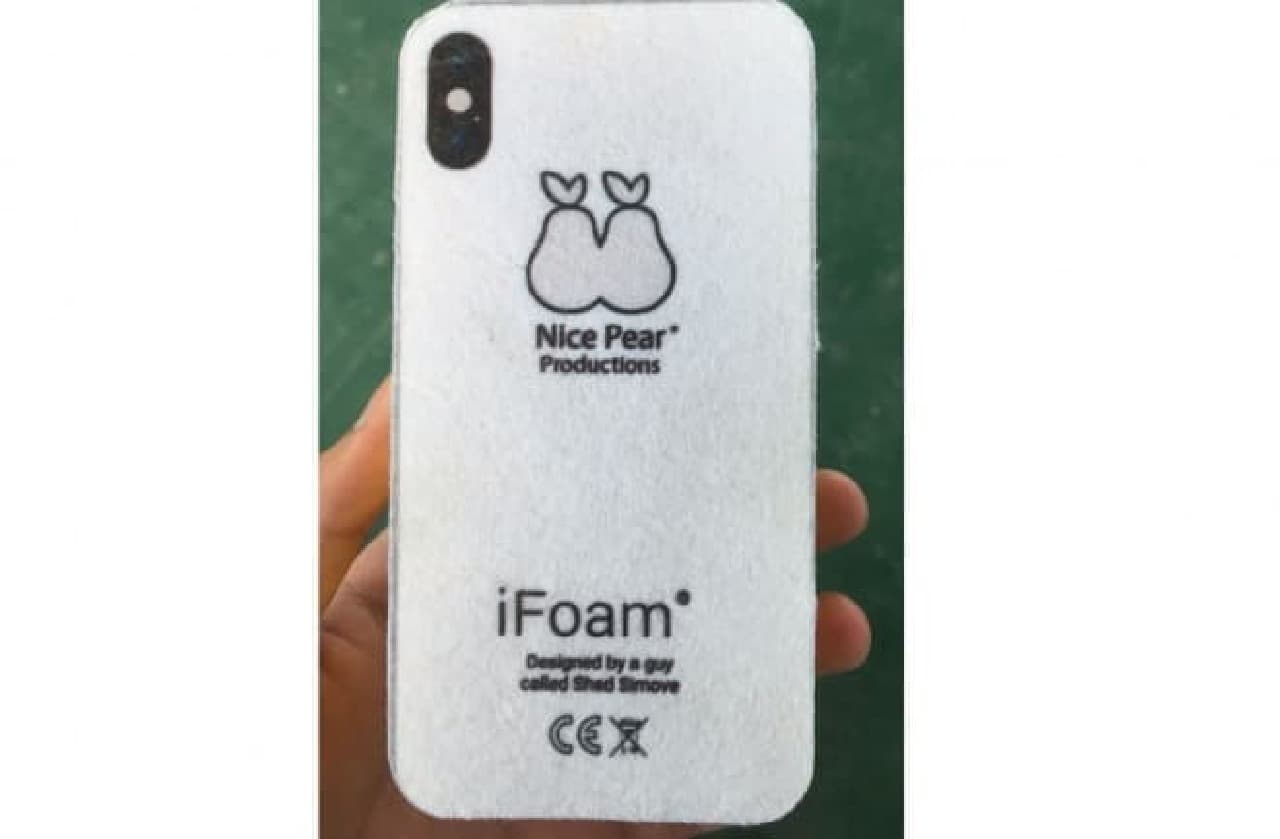 iPhone Xと同じサイズのスポンジ「iFoam（アイフォーム）」