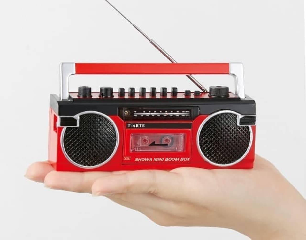 小さいけど、録音できる本物のラジカセ「昭和ミニラジカセ」2月28日発売－AM・FMのラジオも聞けます