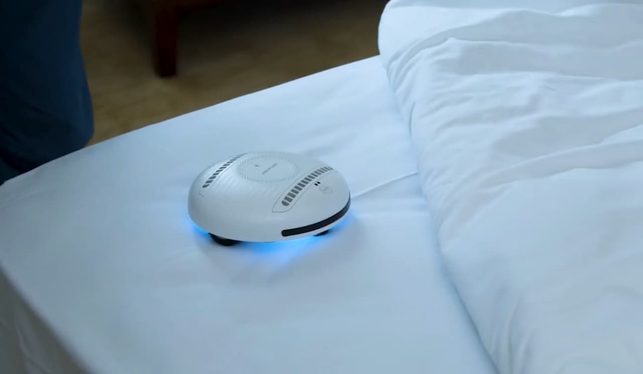 ベッド用のロボット掃除機「Rockubot」 ― UV照射でダニや細菌の増殖を抑える