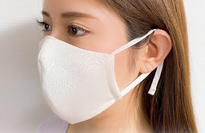 京都伏見のシルクのマスク「絹100％ フェアリーシルクマスク」 － シルクで肌荒れを軽減 [インターネットコム]