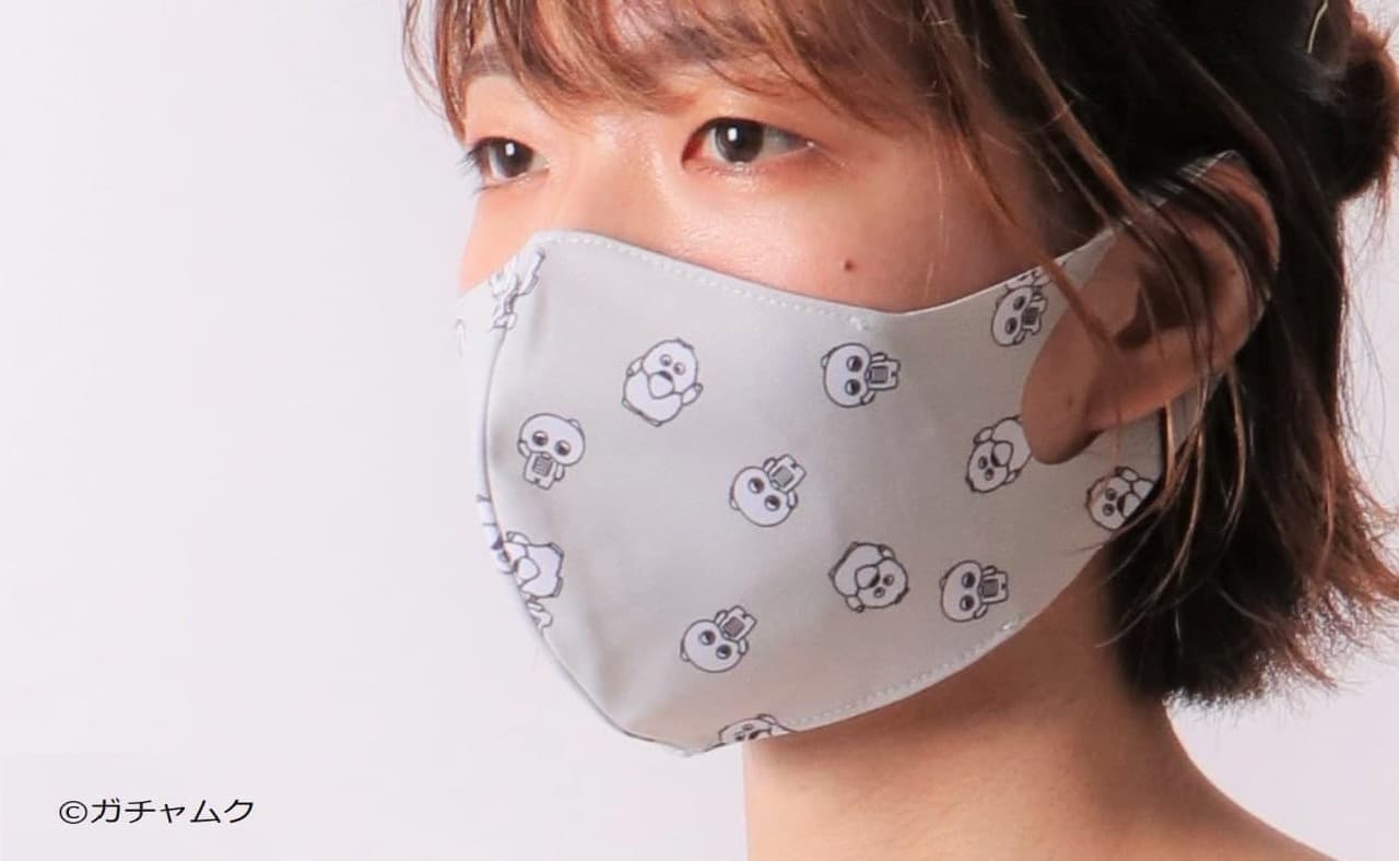 イオングループのコックスから「ガチャピン・ムック」マスク ― 速乾性とUVカット機能を装備した水着素材のマスク