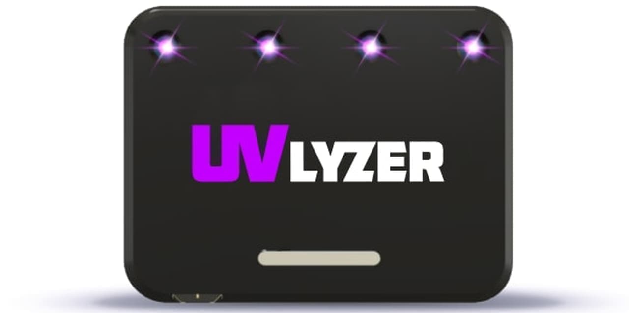 テーブルやお箸にウイルスが付着していないか不安 ― スマホに貼って使うUV-Cサニタイザー「UVLyzer」を使ってみる？