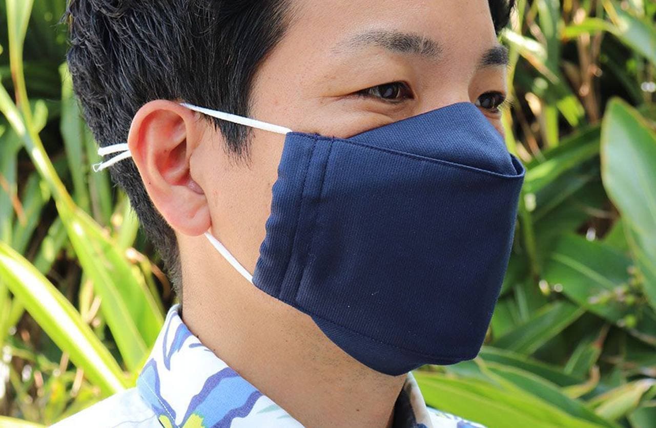 かりゆしウェア生地のマスク「MAJUN夏用布マスク」に無地タイプ9月9日12時発売