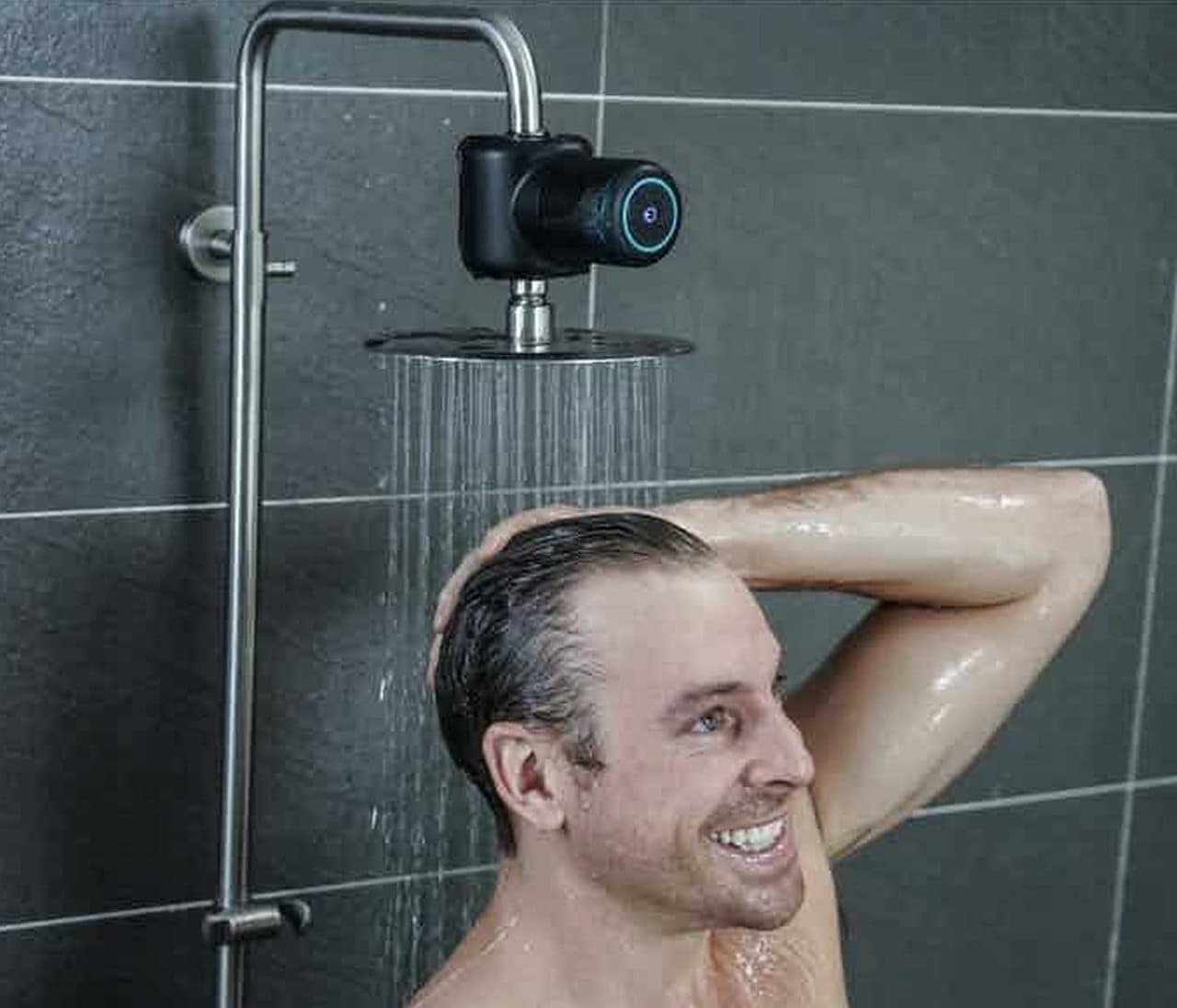 シャワーで水力発電！ お風呂用Bluetoothスピーカー「Shower Power」
