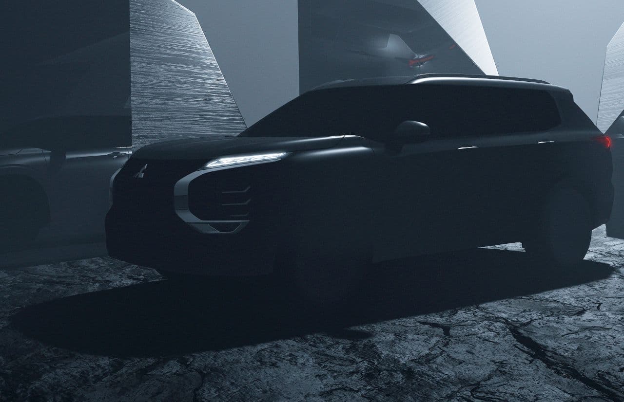 三菱 新型「アウトランダー」2021年2月発表 － デザインを一部公開