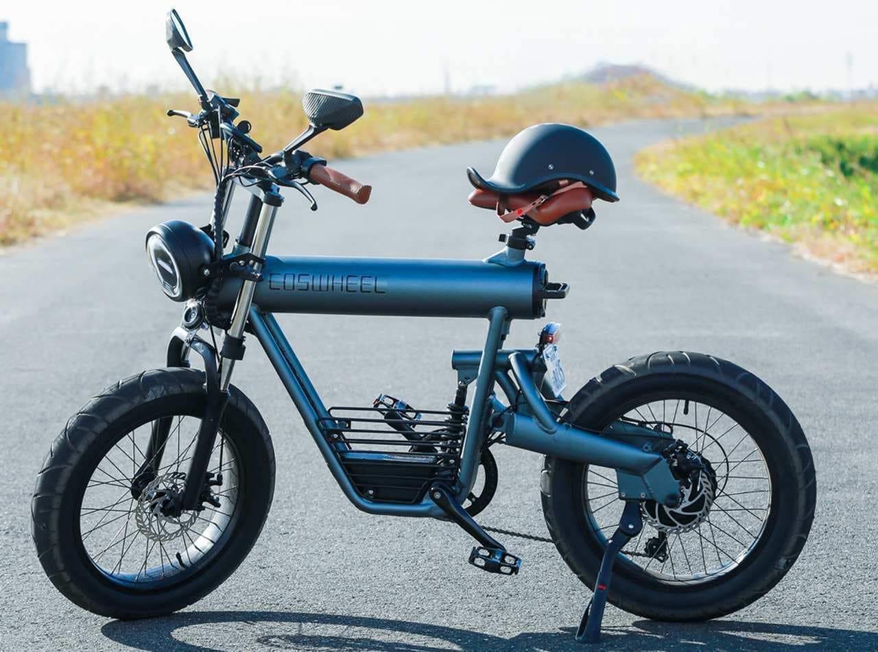 フル充電で50km走れる電動バイク（モペッド）「COSWHEEL SMARTEV」Makuakeに登場