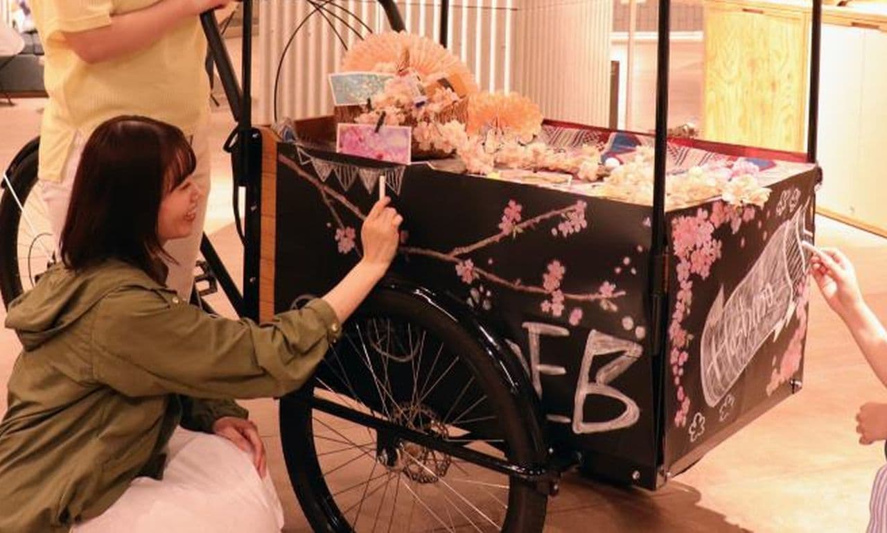 今年の花見は自転車で！「お花見カーゴバイク」が「星野リゾート BEB5土浦」に登場