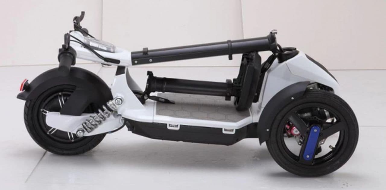 フロント2輪のキックボード型電動スクーター「ilark」Makuakeに登場