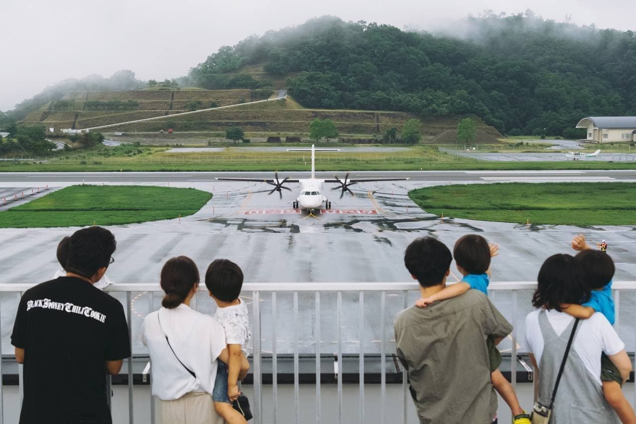 但馬空港「AIRPORT CAMPSITE in Tajima」7月22日サービス開始