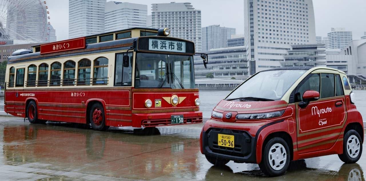 トヨタの超小型EV「C+pod」で横浜を観光する！ 1時間単位でちょい乗りできる「ショートタイムレンタカーサービス」7月22日スタート