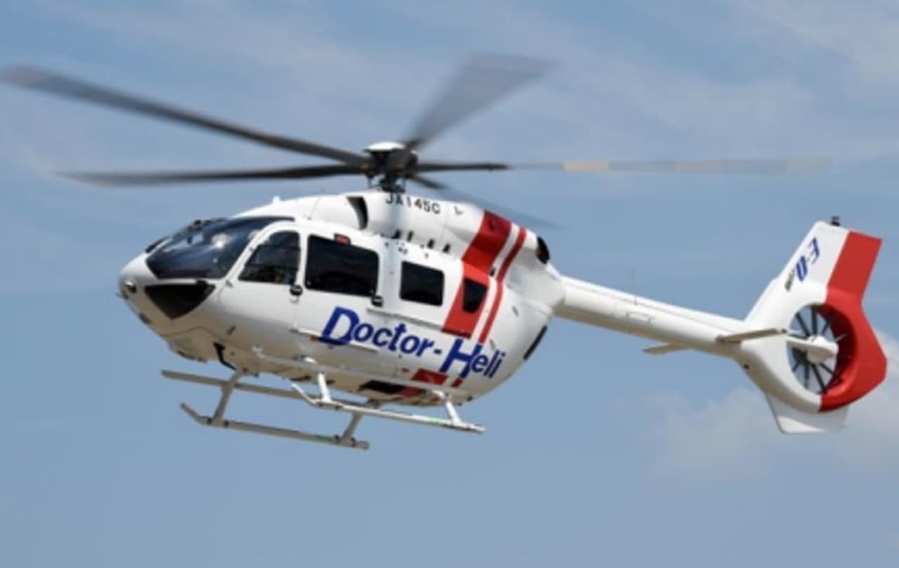 川崎重工のドクターヘリ！「H145//BK117 D-3」国内初号機をセントラルヘリコプターサービスへ納入