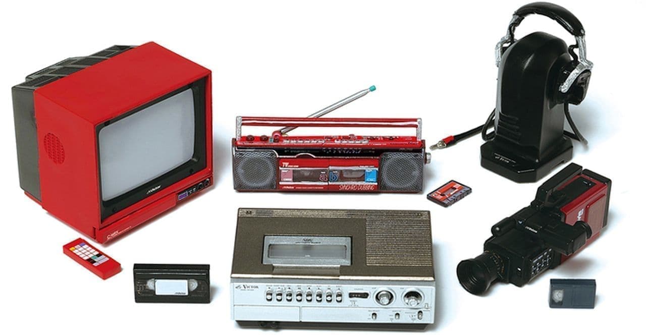 昭和家電をフィギュアで！ 1970-80年代のVictors製品カプセルトイ5種発売