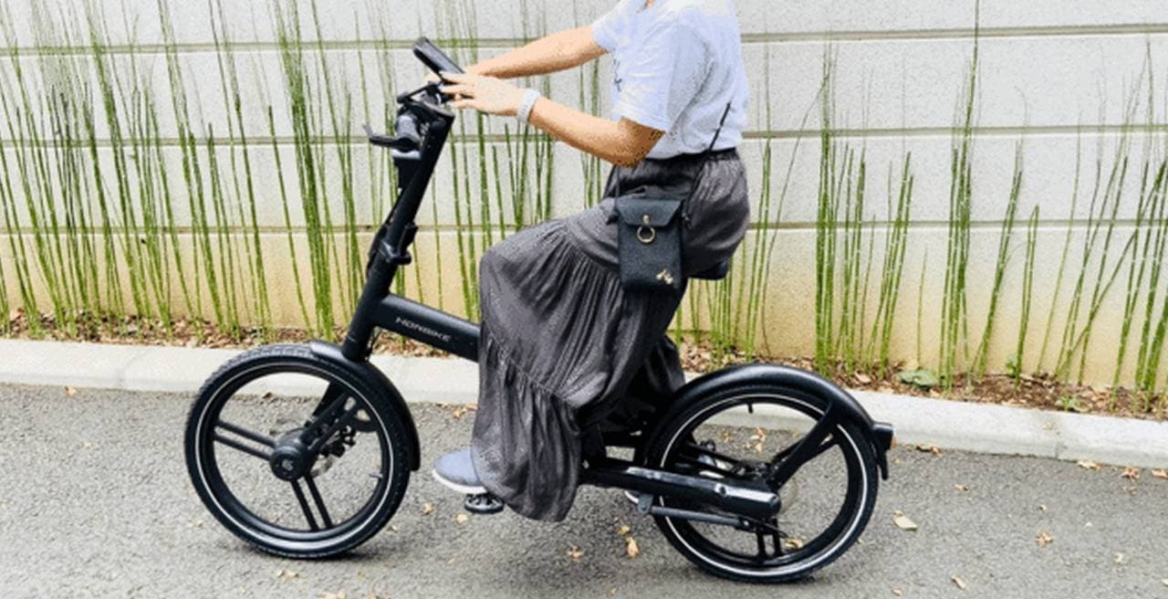 チェーンのない電動アシ「Honbike」に新色「おしゃれ和柄モデル」 Makuakeで先行販売開始
