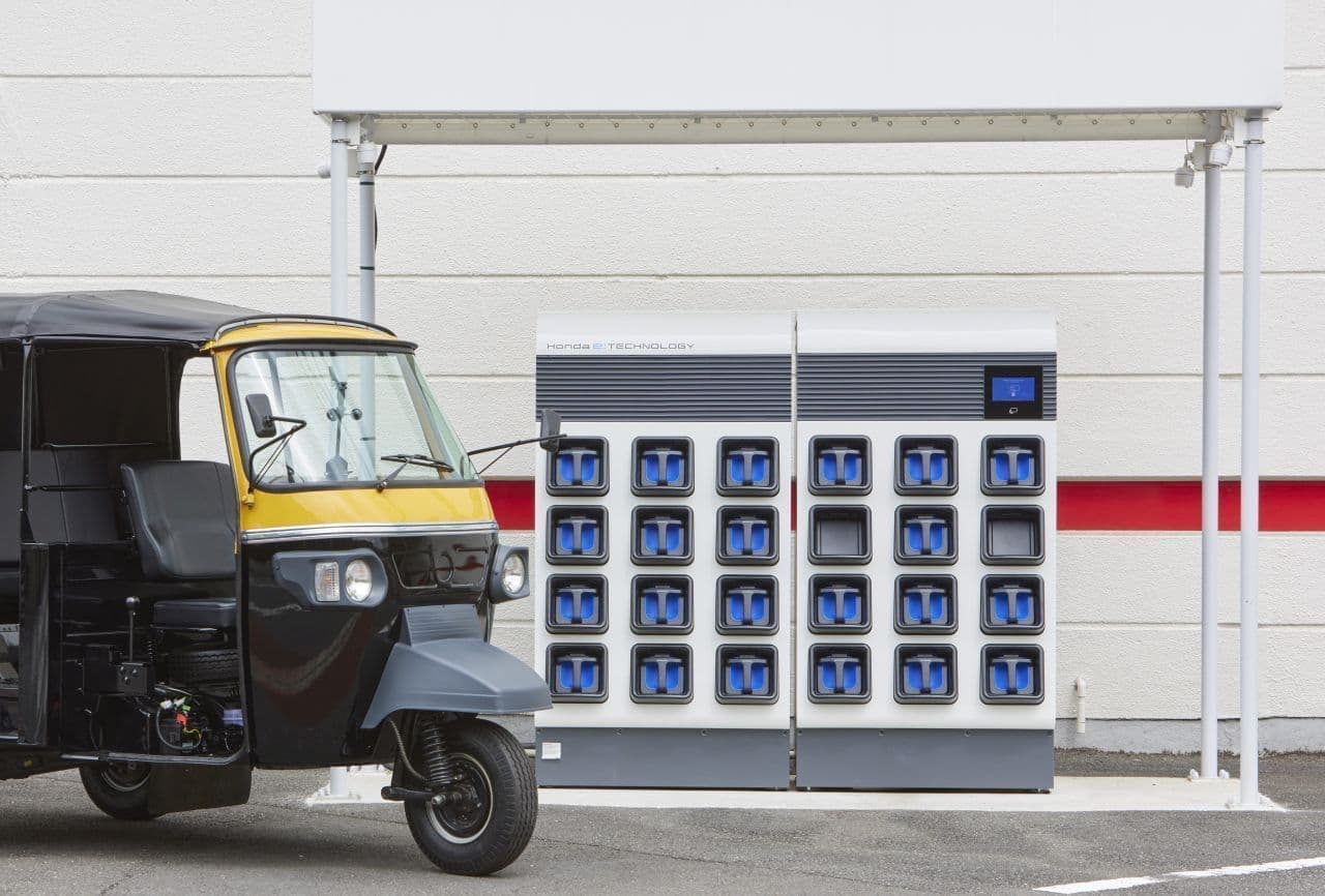 ホンダがバッテリーシェアリングサービスを2022年前半にインドで開始 電動三輪タクシー（リキシャ）向けに [インターネットコム]