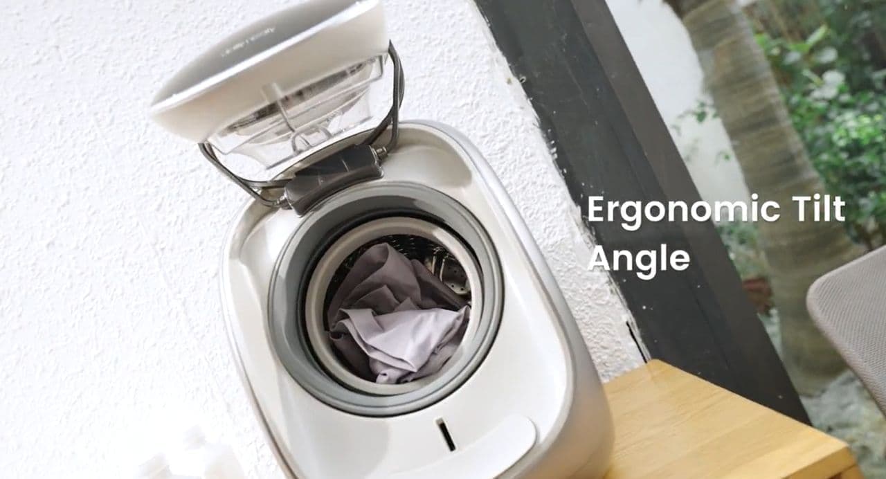 生活家電 洗濯機 世界最小を謳うドラム型洗濯＆乾燥機「NIX」 水タンクを内蔵し 水道の 