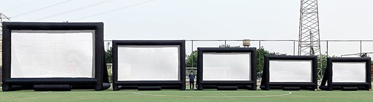 キャンプ場や家の庭で動画を観たい！KODAKが高さ約3メートル174インチサイズのプロジェクタースクリーンを販売していますよ