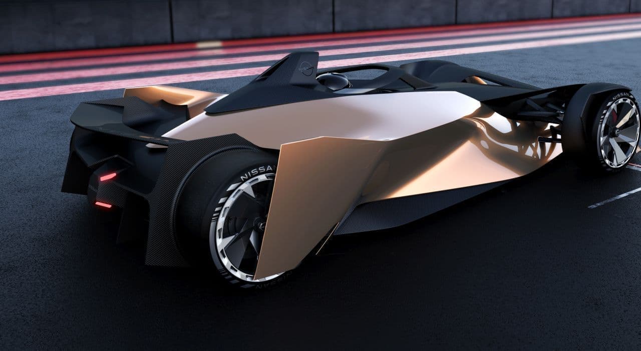 日産自動車「アリア」のパワートレインを搭載したレーシングカー「アリア・シングルシーター・コンセプト」発表
