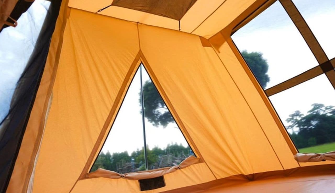 鳥取県で誕生した新ブランド沢田テントによる4人から6人用のテントがMakuakeに登場しました。