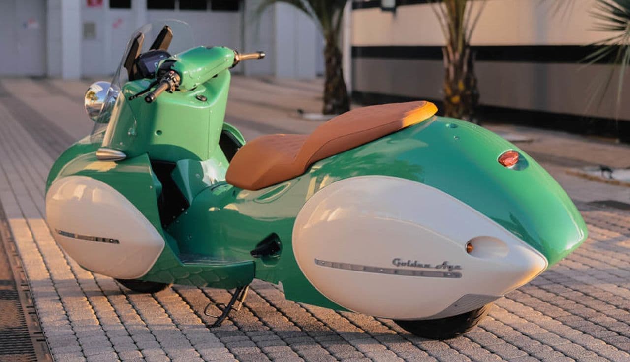 アール・デコ調のデザインを現在に蘇らせるバイク「Golden Age」NMOTOがついに発売へ！