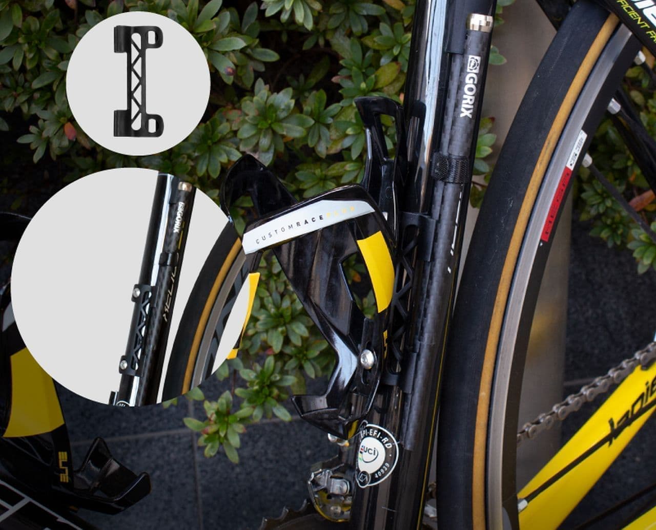 カーボンファイバー製の自転車用折畳み携帯スタンド「GORIX」から発売 立て掛ける場所がないときに