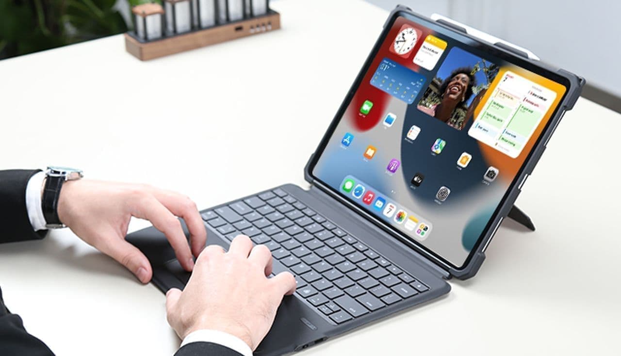 iPad用キーボード付き保護ケース「iPCASS」
