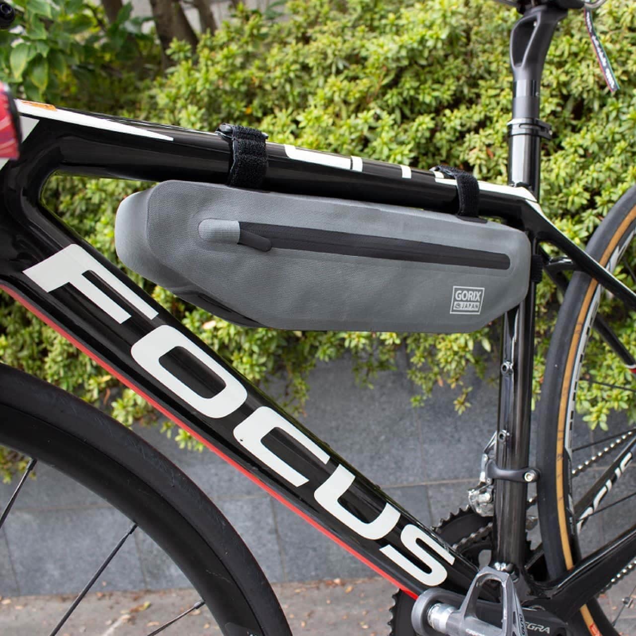 自転車用フレームバッグをGORIXが販売開始 ― 幅5.2cmのスリムデザインでペダリングを邪魔しない