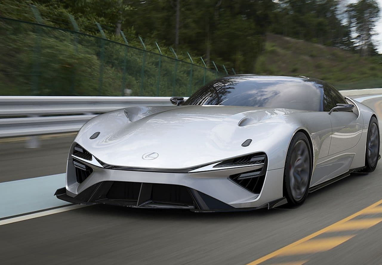 電動スポーツカーも本気！ LEXUSがBEVスポーツカーの新画像を公開 0-100km/h加速は2秒前半 航続距離700kmオーバー 