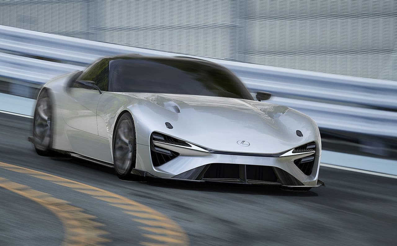 電動スポーツカーも本気！ LEXUSがBEVスポーツカーの新画像を公開 0-100km/h加速は2秒前半 航続距離700kmオーバー 