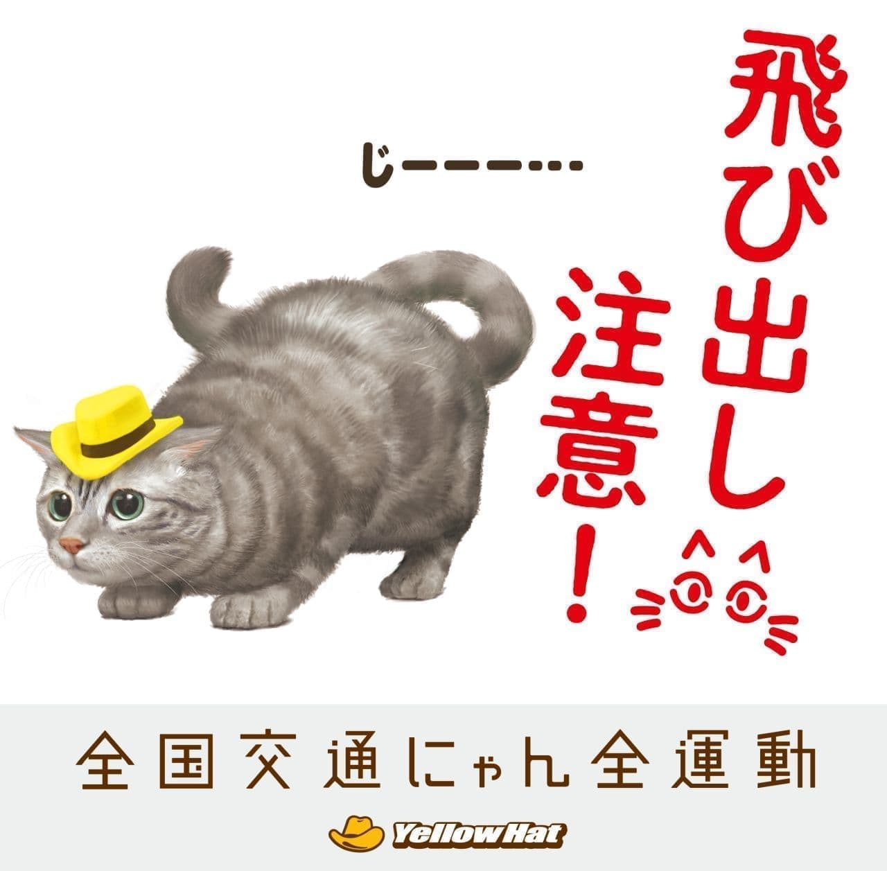 「猫飛び出しサイン」を渋谷“キャット”ストリートの学校に設置！猫の安全を守るイエローハットの全国交通にゃん全運動キャンペーン