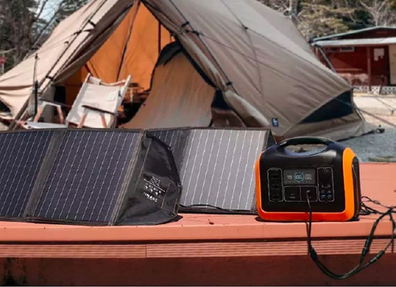 【キャンプでも災害時にも】ソーラーパネルで8時間で充電できるポータブル電源「Gamp Hero」