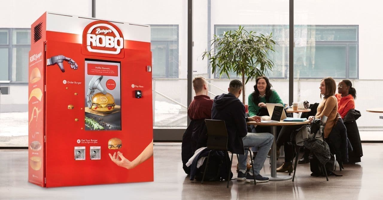 注文を受けてからロボットが調理！ ハンバーガーの自動販売機「RoboBurger」登場